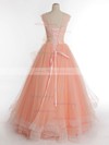 Princess Sweetheart Tulle Floor-length Appliques Lace Vintage Prom Dresses #Milly020102629