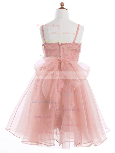 Girls A-line Sweetheart Organza Ankle-length Sashes / Ribbons Flower Girl Dresses #Milly01031942