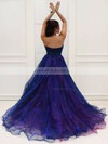 Princess Halter Organza Asymmetrical Beading Prom Dresses #Milly020103198