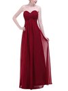 Empire Sweetheart Chiffon Floor-length with Ruffles Bridesmaid Dresses #Milly01013456