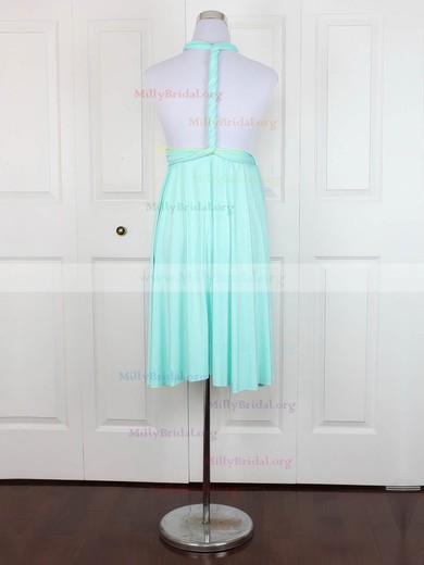 Empire V-neck Jersey Short/Mini with Ruffles Bridesmaid Dresses #Milly01013138