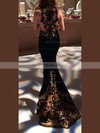 Trumpet/Mermaid Sweetheart Silk-like Satin Sweep Train Appliques Lace Prom Dresses #Milly020104344
