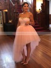 Ball Gown Sweetheart Tulle Asymmetrical Beading Prom Dresses #Milly020106106