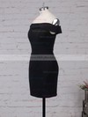 Sheath/Column Off-the-shoulder Stretch Crepe Short/Mini Prom Dresses #Milly020105904