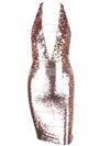 Sheath/Column V-neck Sequined Short/Mini Prom Dresses #Milly020106185