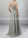 Empire V-neck Chiffon Tulle Floor-length Ruffles Bridesmaid Dresses #Milly01013463