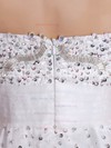 Simple White Short/Mini Tulle Straps with Beading and Sequins Prom Dresses #02051653