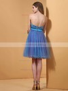 Empire Elegant Multi Colours Tulle Sashes / Ribbons Short/Mini Sweetheart Homecoming Dresses #02051665
