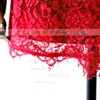 Short/Mini Scoop Neck New Style Long Sleeve Red Lace Mother of the Bride Dresses #01021613