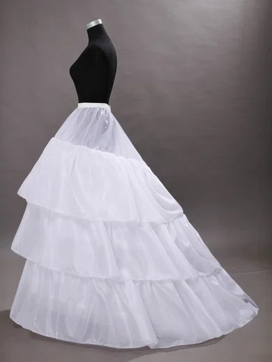 Nylon/Taffeta Ball Gown Slip 3 Tiers Petticoats #Milly03130033