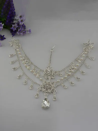 Silver Alloy Forehead Jewelry #Milly03020066