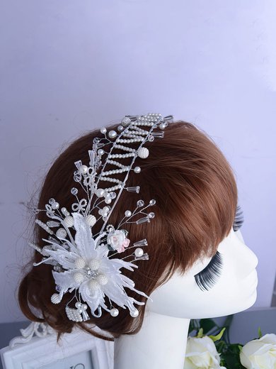 White Rhinestone Headbands #Milly03020089