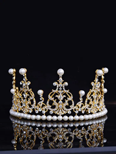 Ivory Alloy Tiaras #Milly03020095