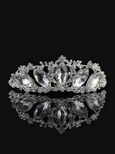 White Alloy Tiaras #Milly03020101