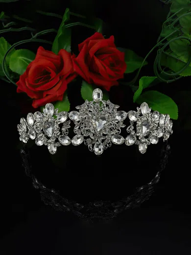 Silver Alloy Tiaras #Milly03020106