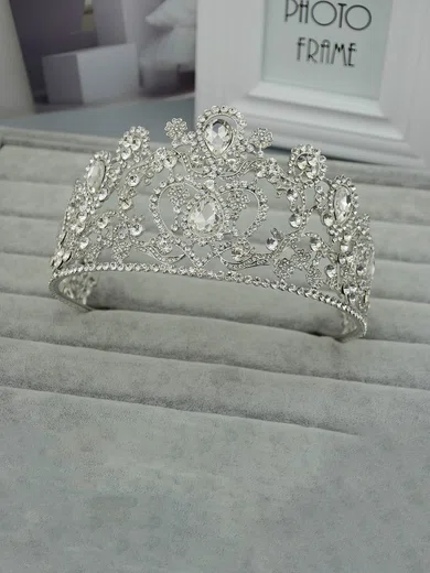 Silver Alloy Tiaras #Milly03020107