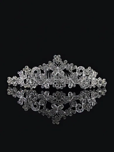 Silver Alloy Combs & Barrettes #Milly03020112