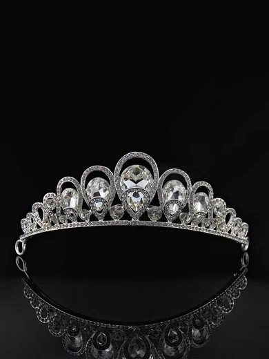 Silver Alloy Tiaras #Milly03020114