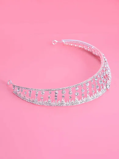Silver Alloy Tiaras #Milly03020117