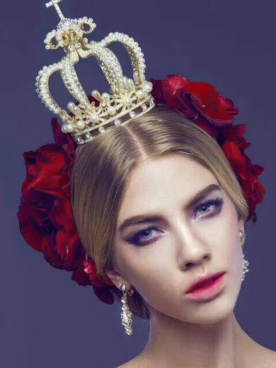 Silver Alloy Tiaras #Milly03020121