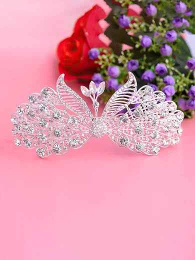 White Alloy Tiaras #Milly03020122