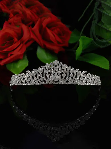 Silver Alloy Tiaras #Milly03020125
