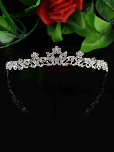 Silver Alloy Tiaras #Milly03020161