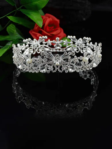 Silver Alloy Tiaras #Milly03020168