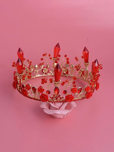 Red Alloy Tiaras #Milly03020174