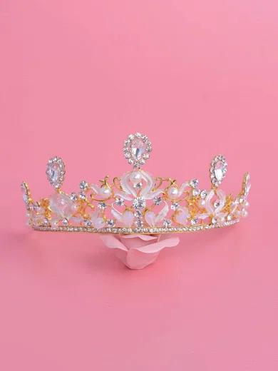 Multicolor Alloy Tiaras #Milly03020182