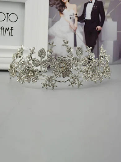 Silver Alloy Tiaras #Milly03020183
