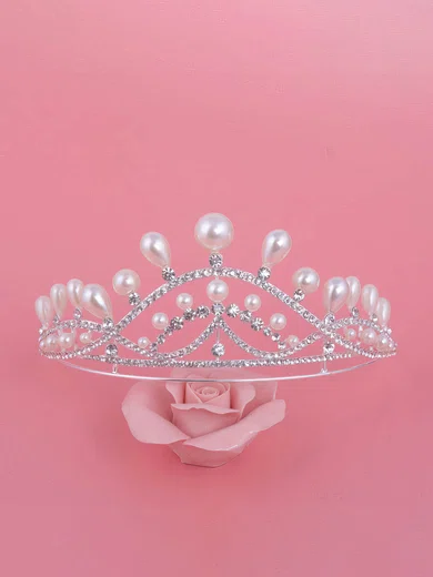 Ivory Alloy Tiaras #Milly03020194