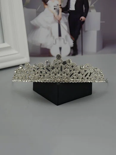 Silver Alloy Tiaras #Milly03020206