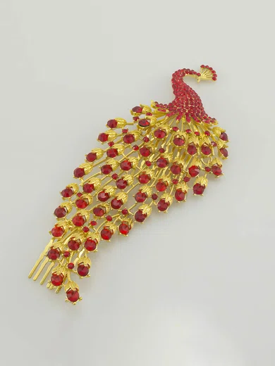 Gold Alloy Combs & Barrettes #Milly03020213