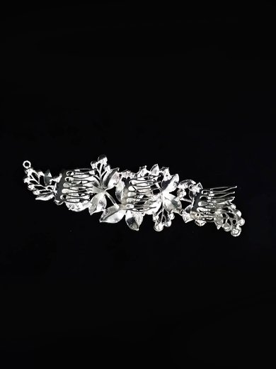 Silver Alloy Combs & Barrettes #Milly03020217