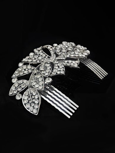 Silver Alloy Combs & Barrettes #Milly03020227