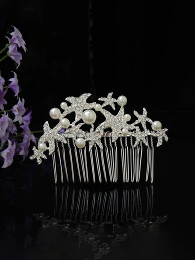 Ivory Alloy Combs & Barrettes #Milly03020232
