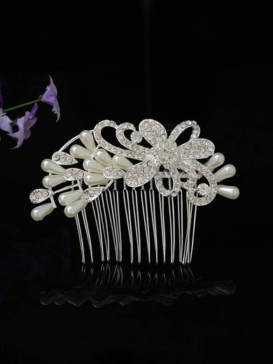 Ivory Alloy Combs & Barrettes #Milly03020234