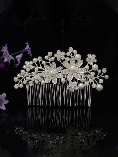 Ivory Alloy Combs & Barrettes #Milly03020239