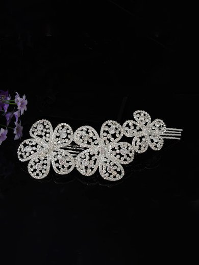 White Alloy Hairpins #Milly03020247