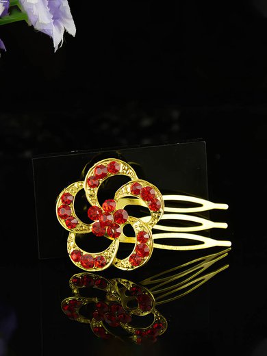 Red Alloy Hairpins #Milly03020254