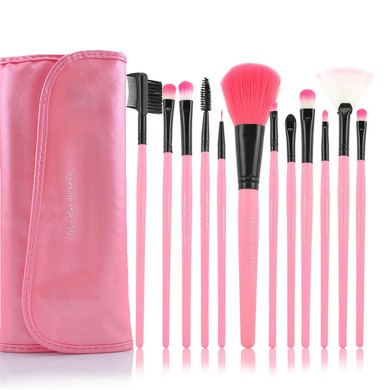 Nylon Professional Makeup Brush Set in 12Pcs #Milly03150009