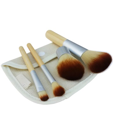 Nylon Travel Makeup Brush Set in 4Pcs #Milly03150010