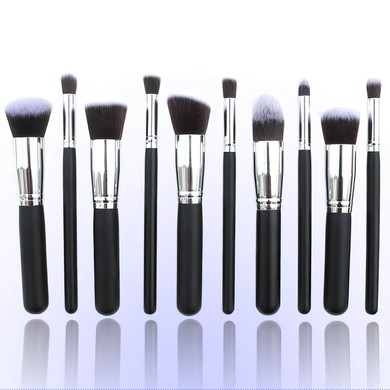 Nylon Professional Makeup Brush Set in 10Pcs #Milly03150034
