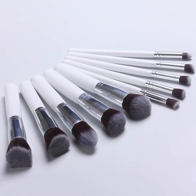 Nylon Professional Makeup Brush Set in 10Pcs #Milly03150046