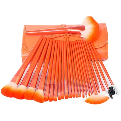 Artificial Fibre Travel Makeup Brush Set in 24Pcs #Milly03150052