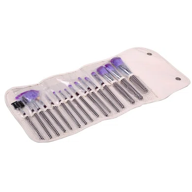 Artificial Fibre Travel Makeup Brush Set in 16Pcs #Milly03150053