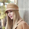 Light Camel Wool Bowler/Cloche Hat #Milly03100025