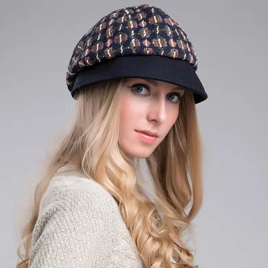 Black Wool Bowler/Cloche Hat #Milly03100026