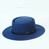 Blue Wool Bowler/Cloche Hat #Milly03100048